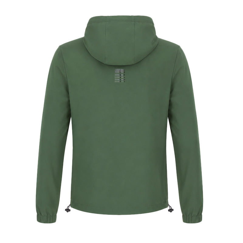 Sudadera con capucha y cremallera Helvética Saturn