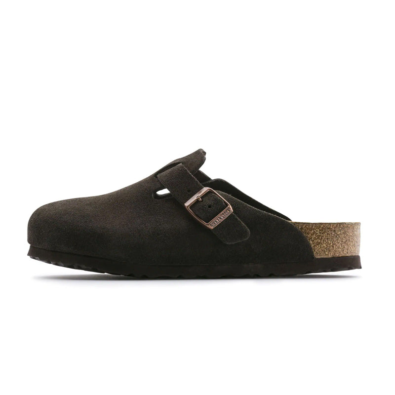 Chausson Femme Birkenstock BOSTON SUEDE étroite