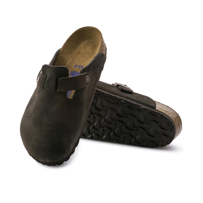 Chausson Femme Birkenstock BOSTON SUEDE étroite