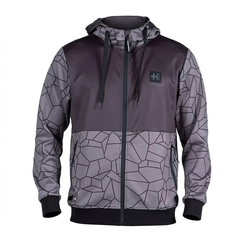 Sudadera con capucha y cremallera Helvética