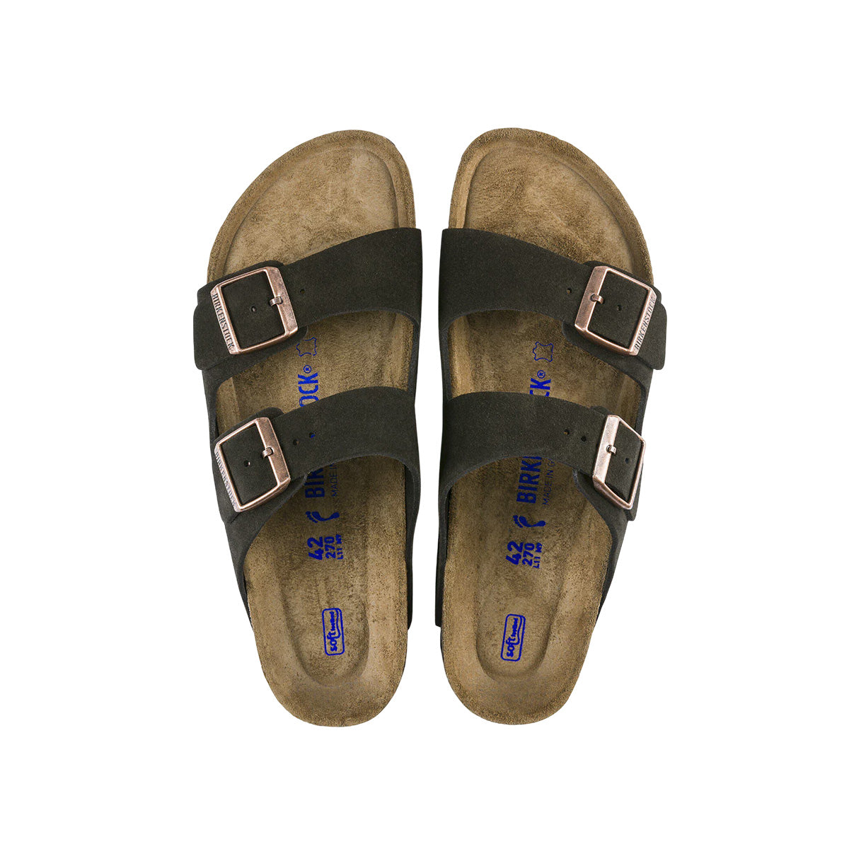 Sandale Homme Birkenstock ARIZONA CUIR SUEDE étroite