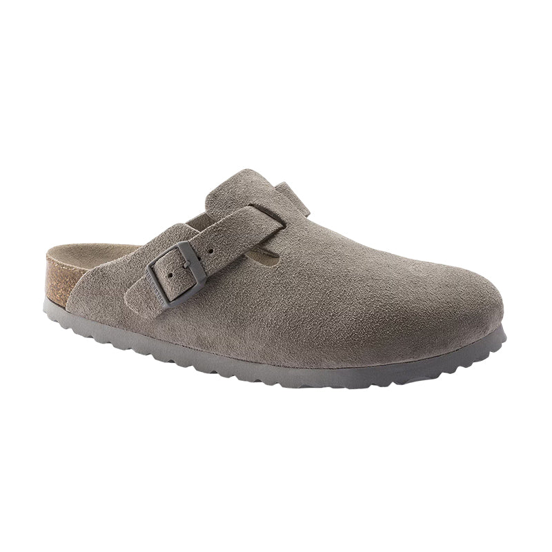 Chausson Homme Birkenstock BOSTON SUEDE étroite