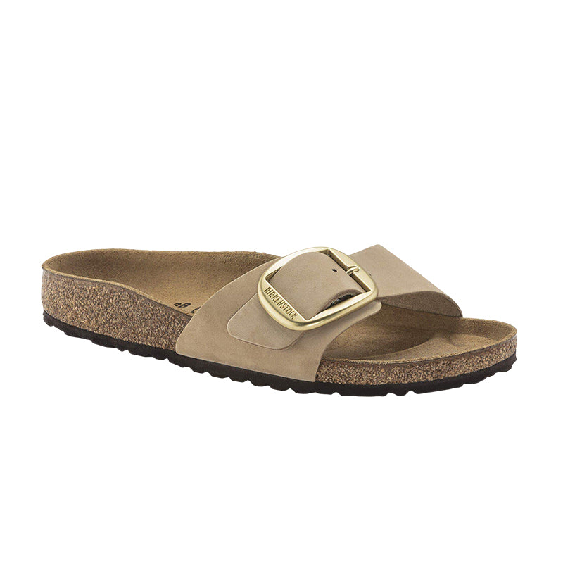 Sandale Femme Birkenstock MADRID BIG BUCKLE CUIR NUBUCK étroite