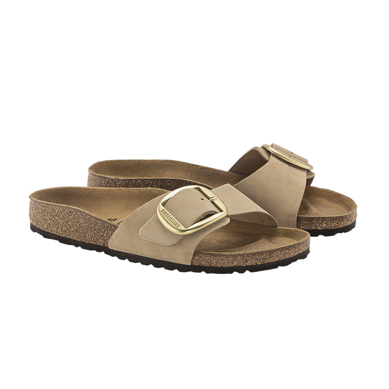 Sandale Femme Birkenstock MADRID BIG BUCKLE CUIR NUBUCK étroite