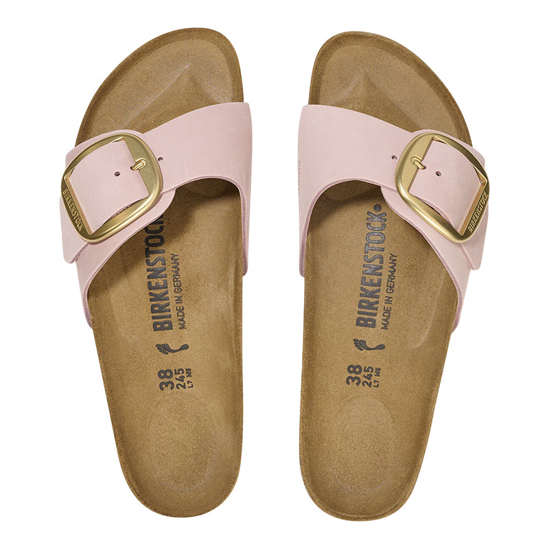 Sandale Femme Birkenstock MADRID BIG BUCKLE CUIR NUBUCK étroite