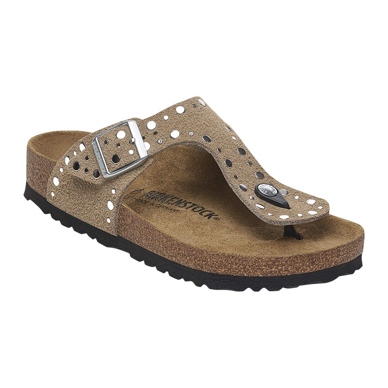 Sandale Femme Birkenstock GIZEH RIVET CUIR étroite