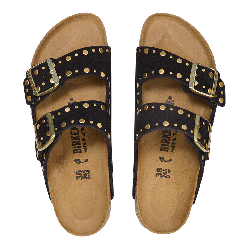 Sandale Femme Birkenstock ARIZONA SUEDE RIVET