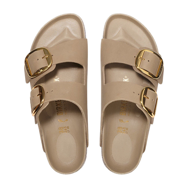 Sandale Femme Birkenstock ARIZONA BIG BUCKLE CUIR NUBUCK étroite