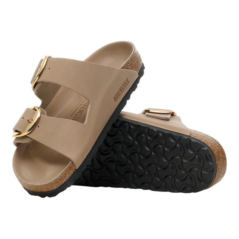 Sandale Femme Birkenstock ARIZONA BIG BUCKLE CUIR NUBUCK étroite