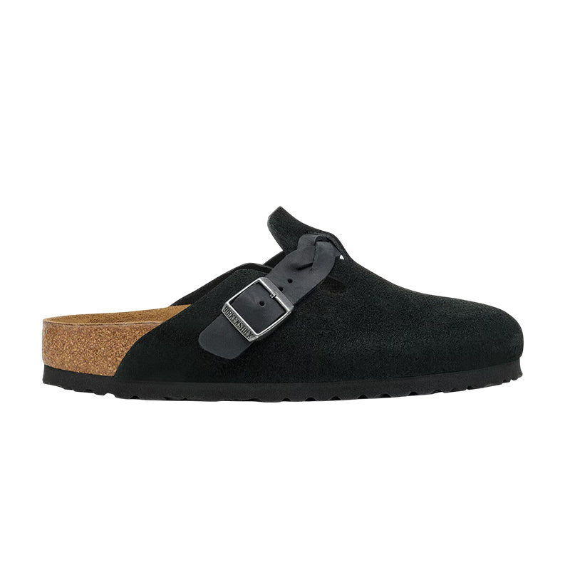 Chausson Homme Birkenstock BOSTON SUEDE BRAIDED