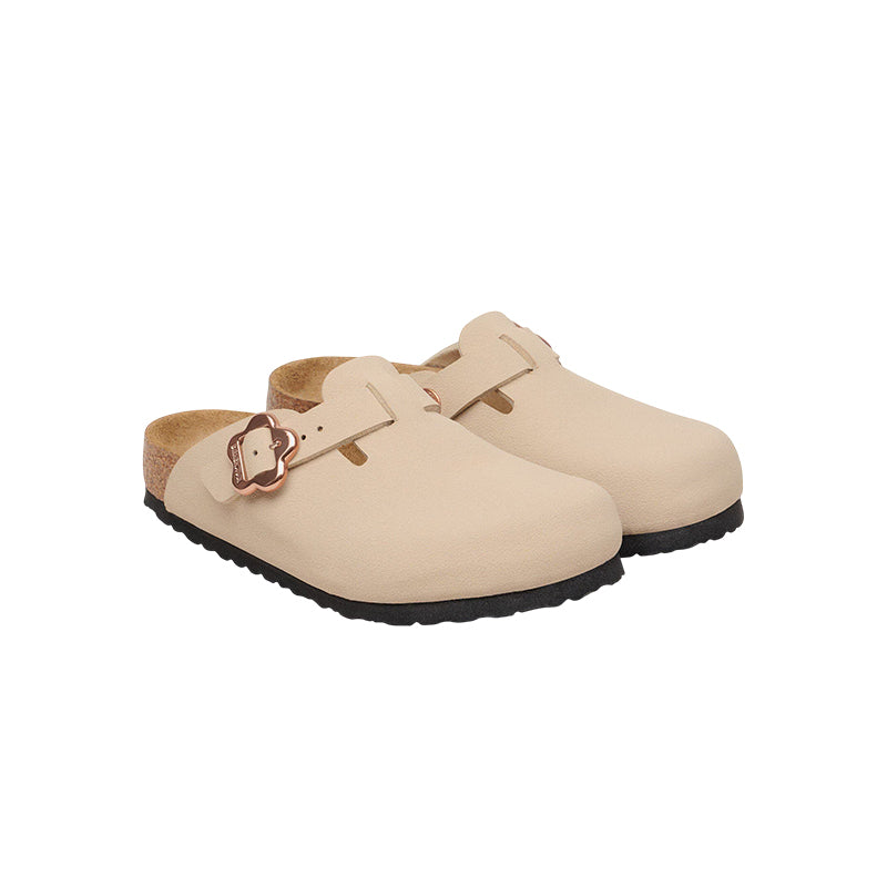 Chausson Birkenstock BOSTON FLOWER BUCKLE Junior étroite