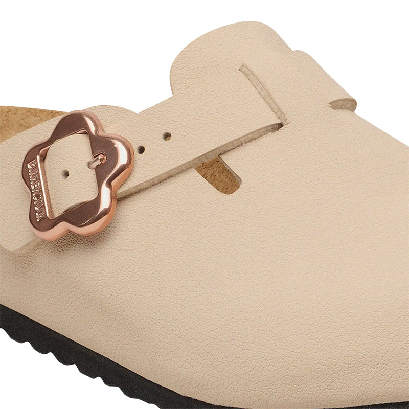 Chausson Birkenstock BOSTON FLOWER BUCKLE Junior étroite