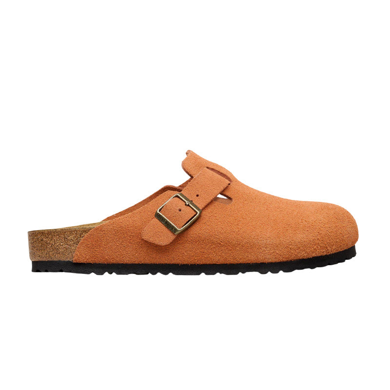 Chausson Femme Birkenstock BOSTON RIVETS SUEDE étroite