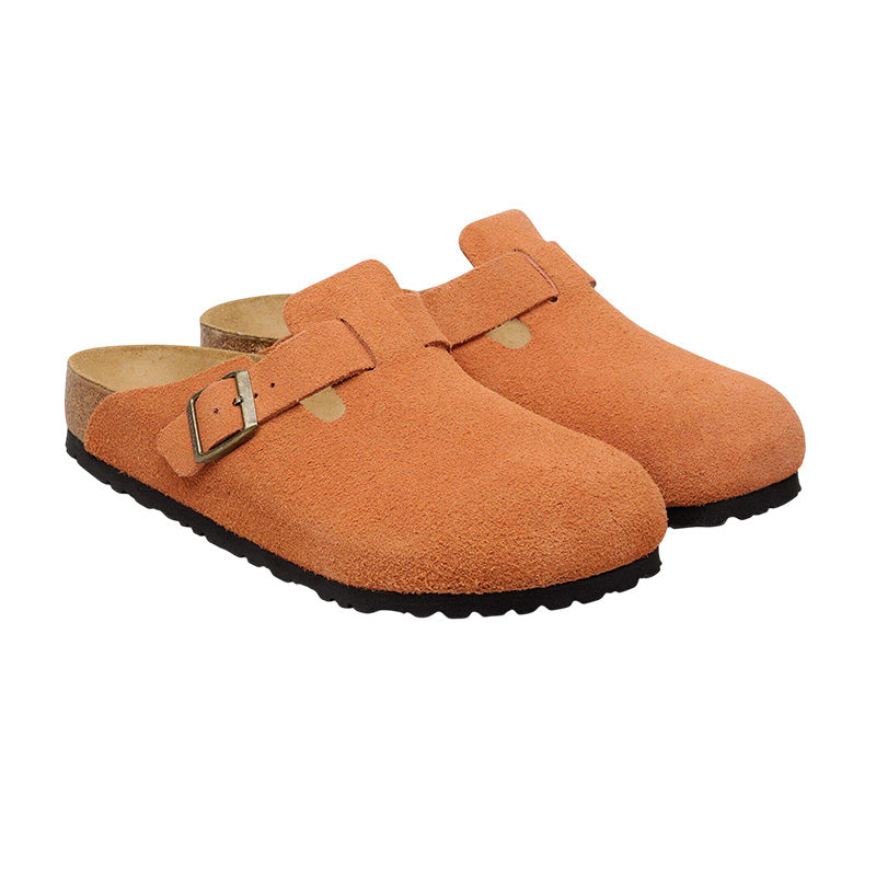 Chausson Femme Birkenstock BOSTON RIVETS SUEDE étroite