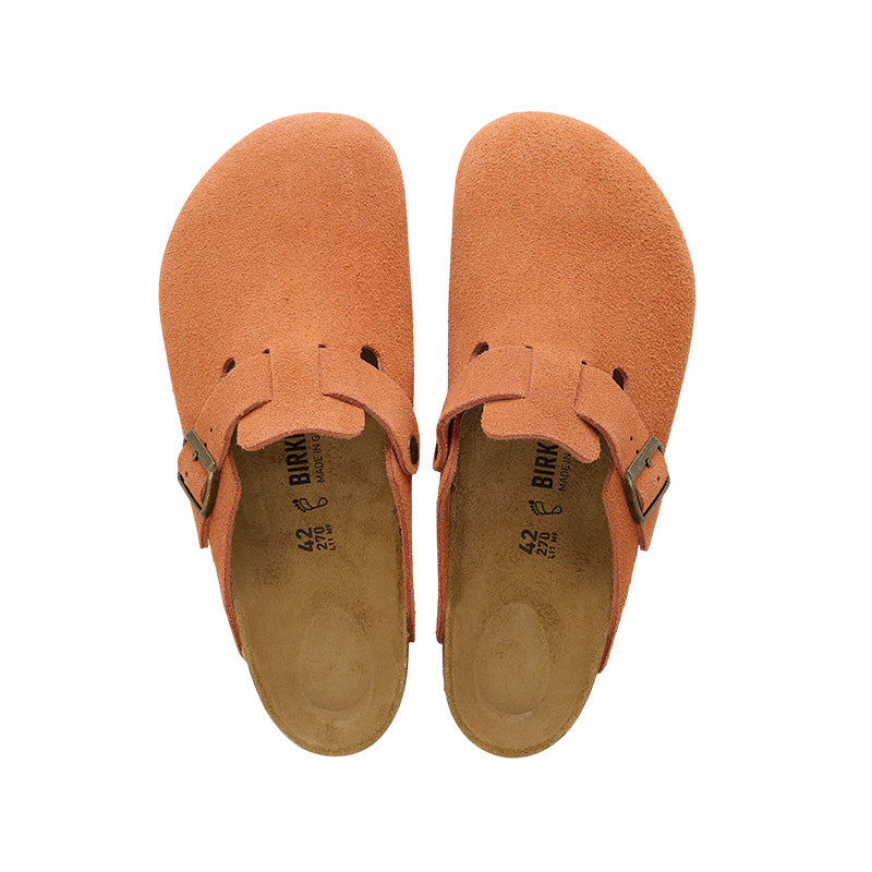 Chausson Femme Birkenstock BOSTON RIVETS SUEDE étroite