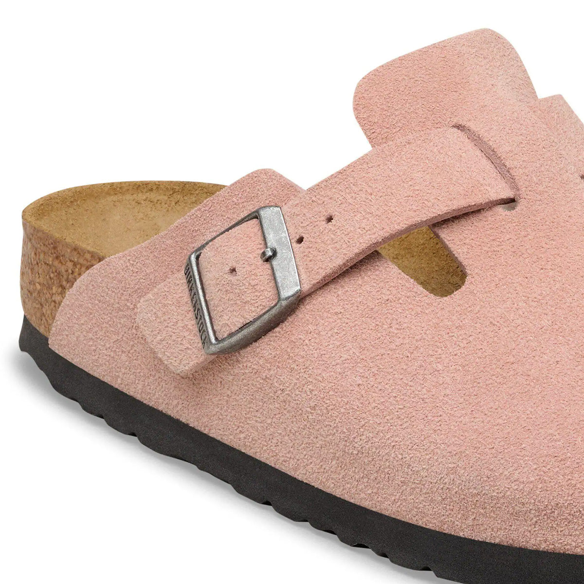Chausson Femme Birkenstock BOSTON SUEDE étroite