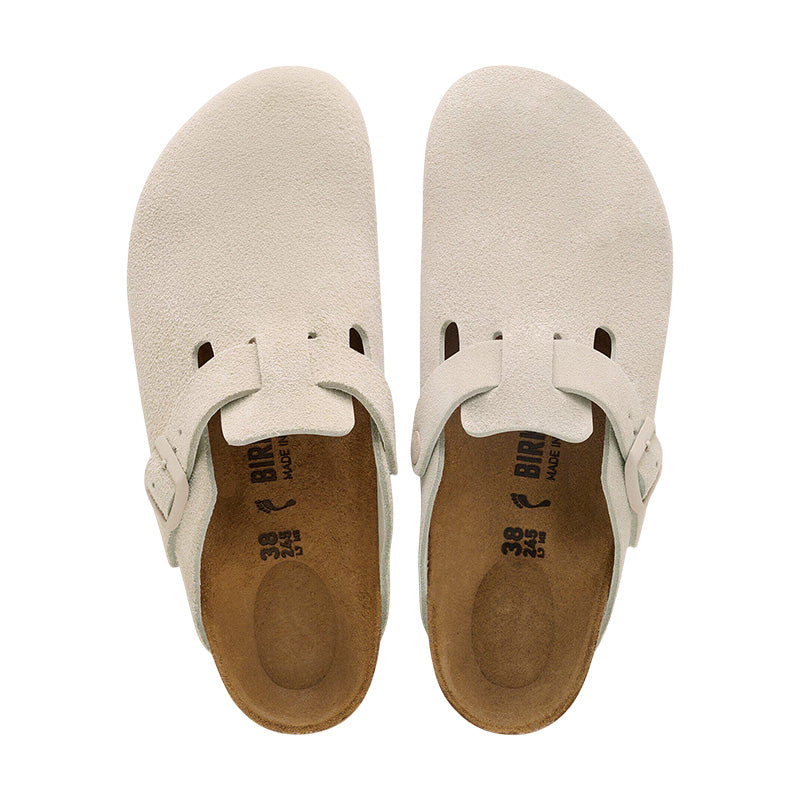 Chausson Homme Birkenstock BOSTON SUEDE étroite