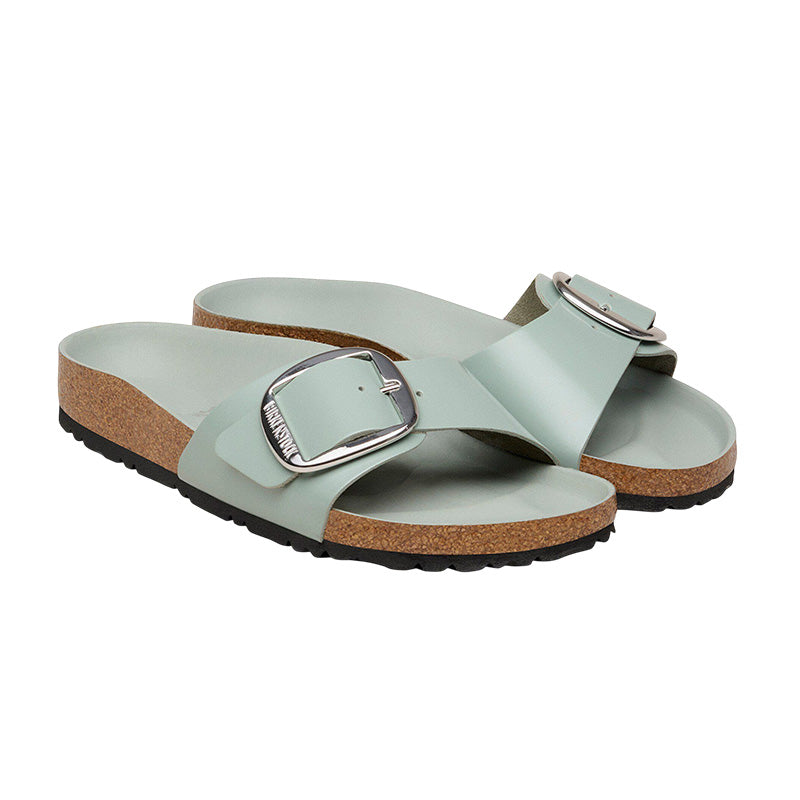 Sandale Femme Birkenstock MADRID BIG BUCKLE CUIR étroite