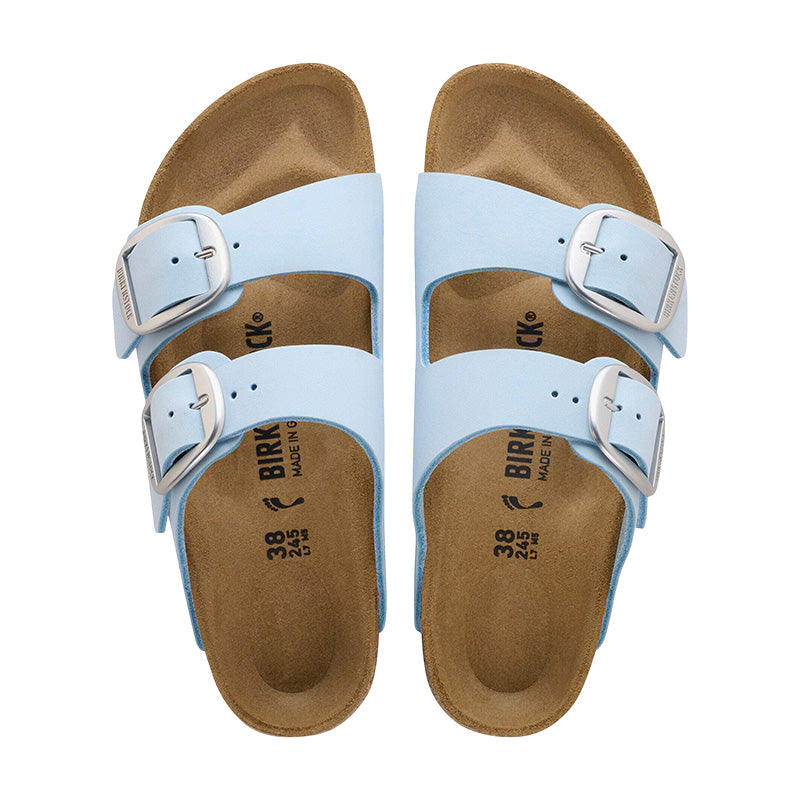 Sandale Femme Birkenstock ARIZONA BIG BUCKLE CUIR NUBUCK étroite
