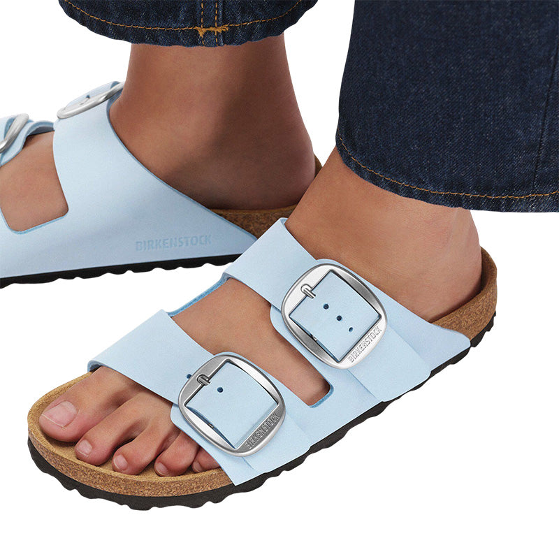 Sandale Femme Birkenstock ARIZONA BIG BUCKLE CUIR NUBUCK étroite