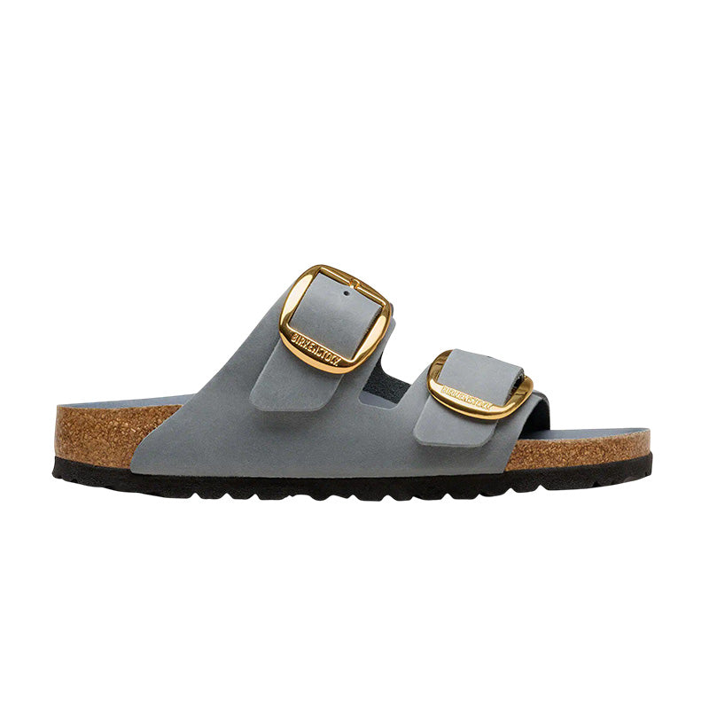 Sandale Femme Birkenstock ARIZONA BIG BUCKLE CUIR NUBUCK étroite