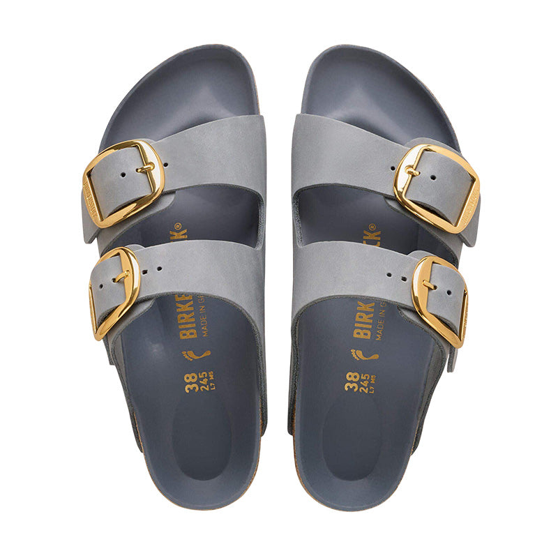 Sandale Femme Birkenstock ARIZONA BIG BUCKLE CUIR NUBUCK étroite