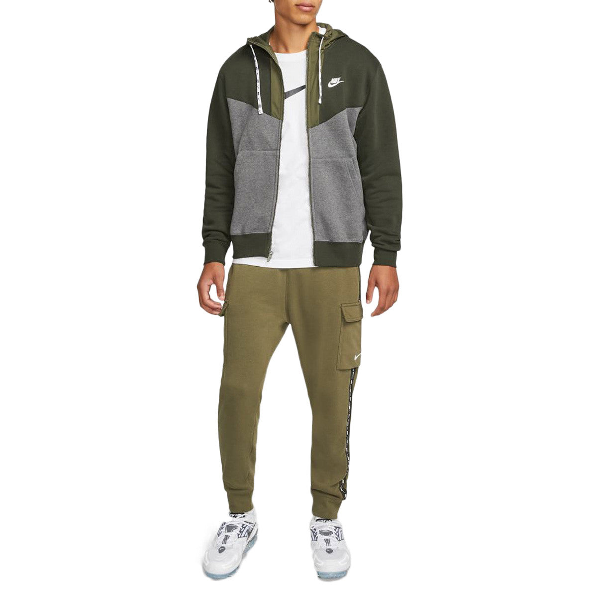 Sweat à capuche Nike NSW HYBRID FLC