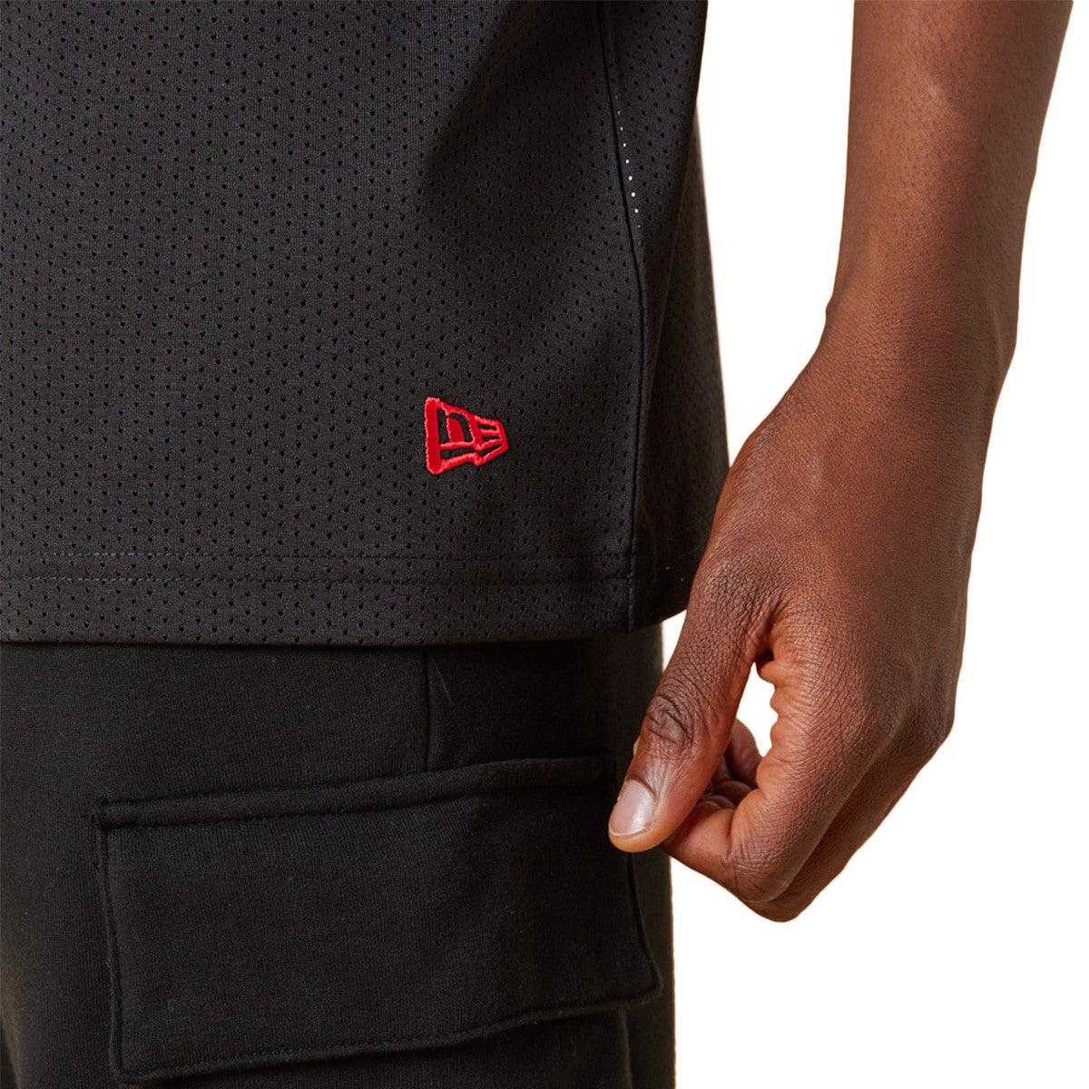 Tee-shirt New Era NBA TEAM LOGO OVERSIZED CHICAGO BULLS MESH