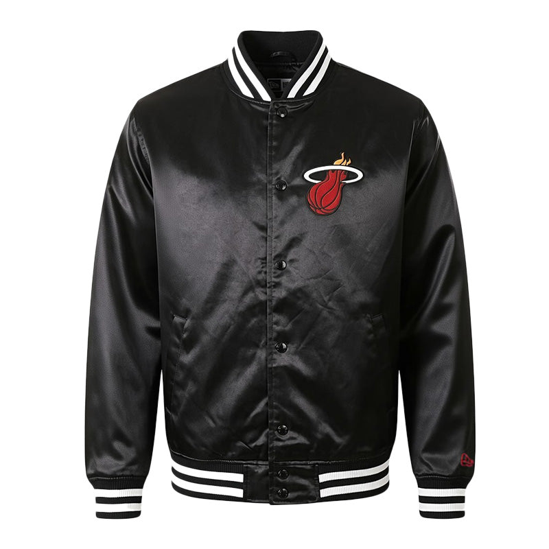 Blouson New Era TIP OFF SATEEN MIAMI HEAT