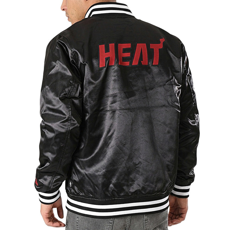 Blouson New Era TIP OFF SATEEN MIAMI HEAT