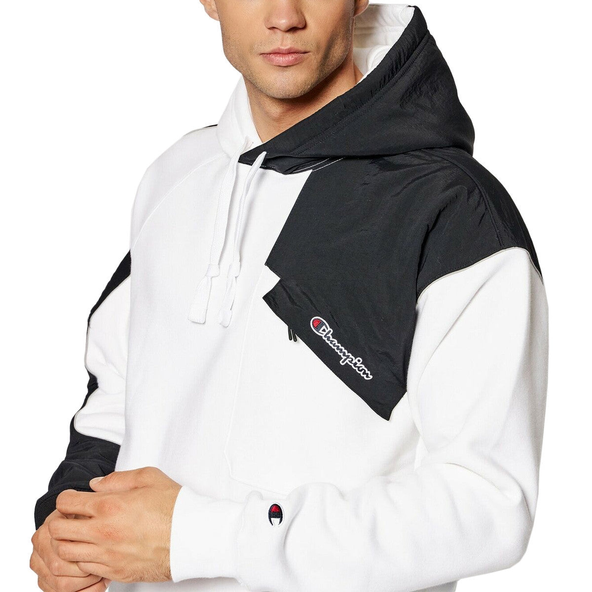 Sweat à capuche Homme Champion REVERSE WEAVE PATCHWOR