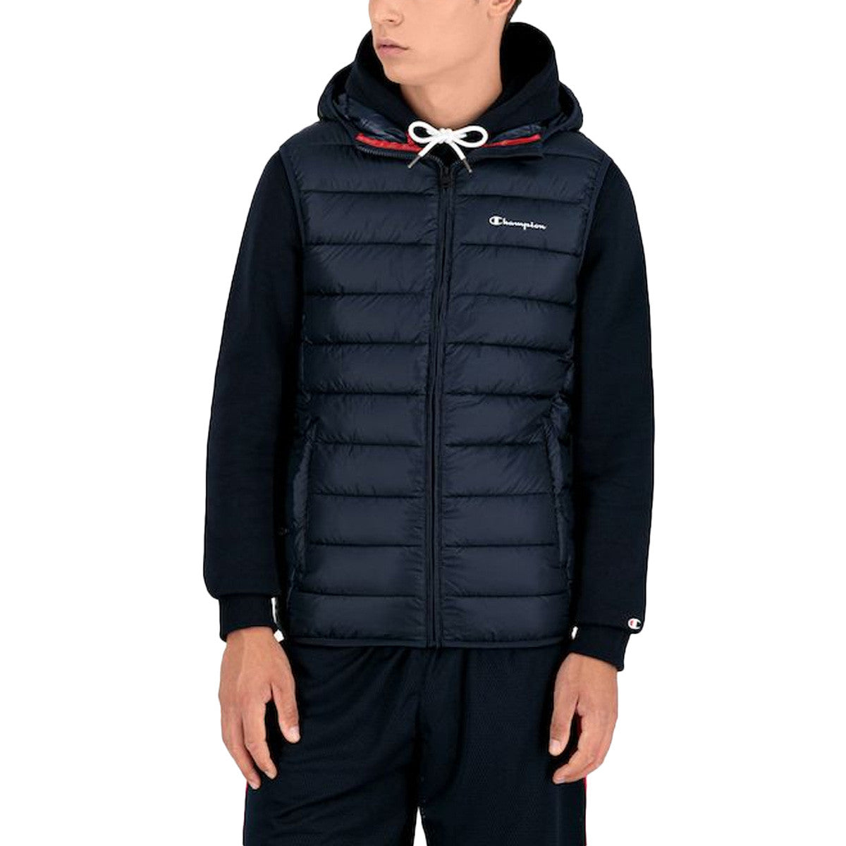 Doudoune légère sans manches à capuche Champion