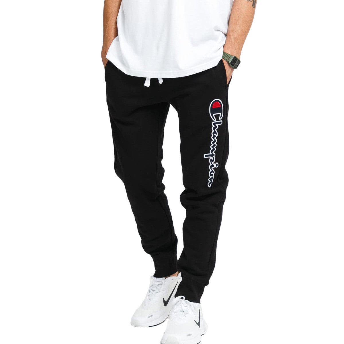 Pantalones deportivos con puños acanalados Champion
