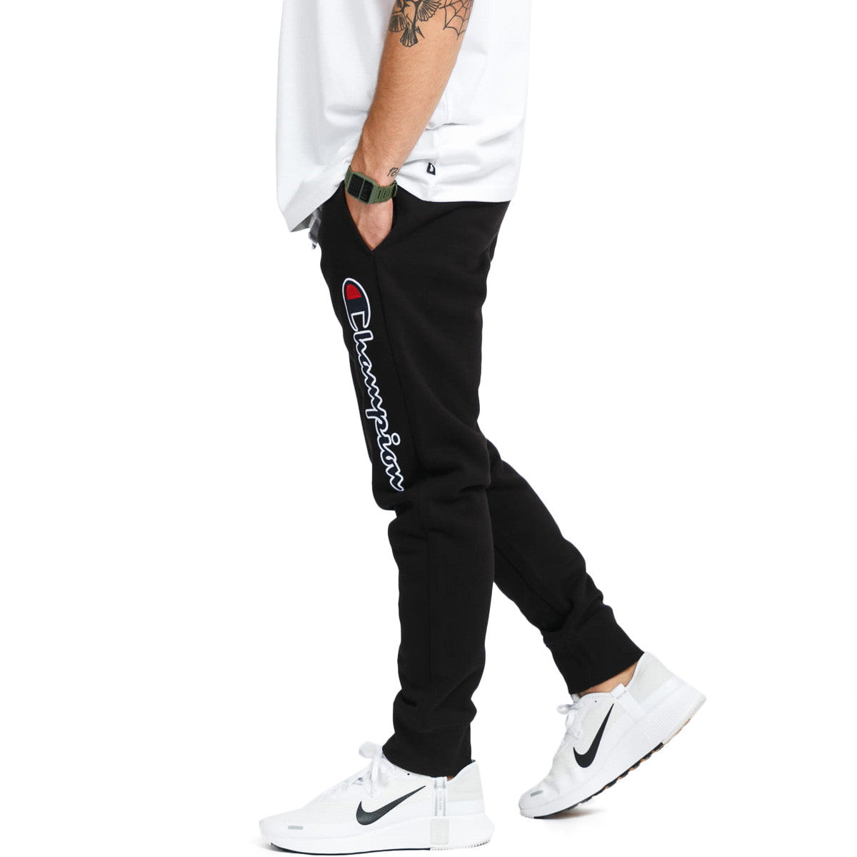Pantalones deportivos con puños acanalados Champion