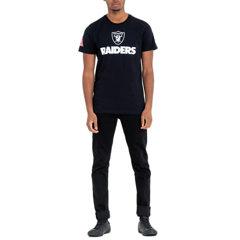 Camiseta con logotipo de aficionado de la NFL de New Era OAKRAI