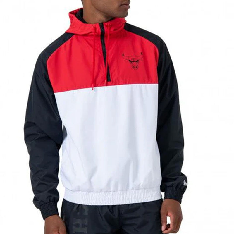 Chaqueta cortavientos New Era de los Chicago Bulls