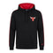 Sweat à capuche New Era CHICAGO BULLS STRIPE PIPING