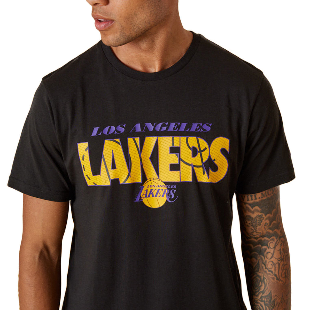 Tee-shirt New Era LA Lakers NBA Wordmark