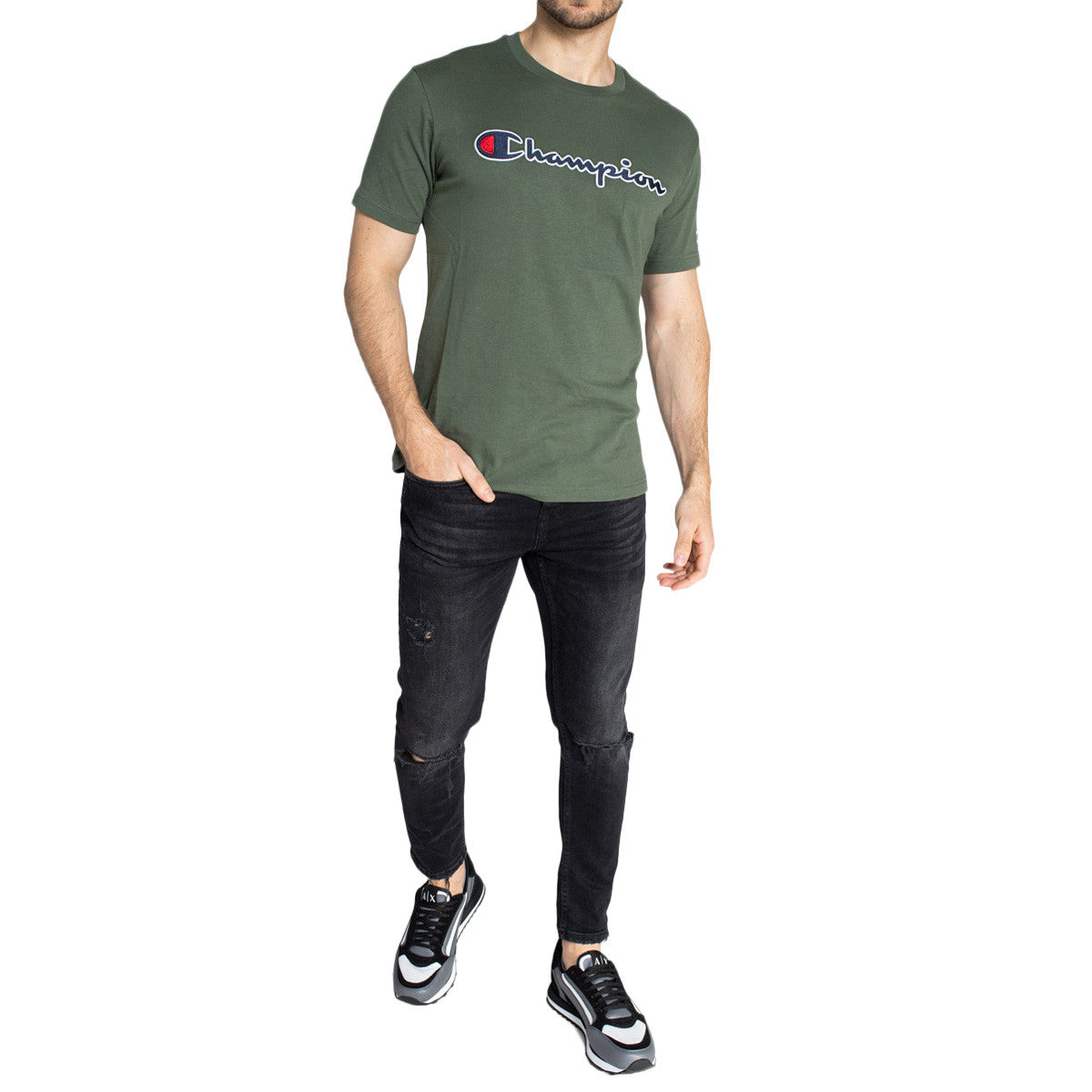 Camiseta de cuello redondo Champion