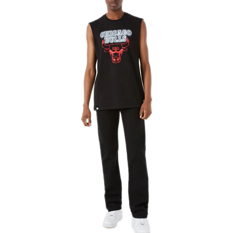 Camiseta sin mangas NBA NEON de los Chicago Bulls de New Era