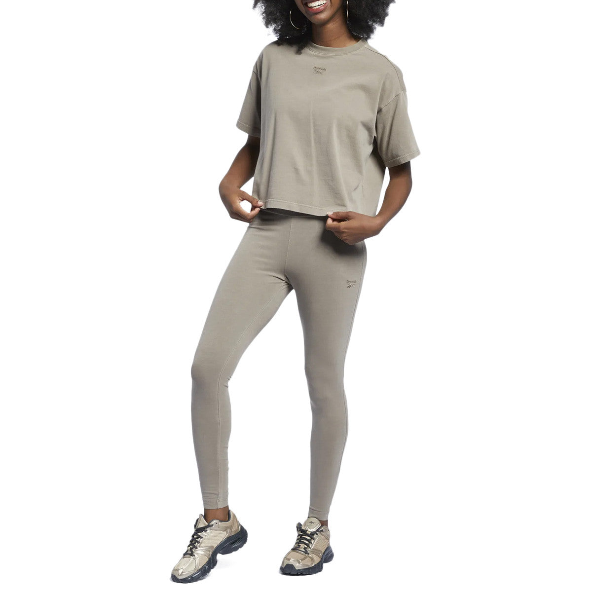 Tee-shirt Reebok CROP TEINTE NATURELLE REEBOK CLASSICS