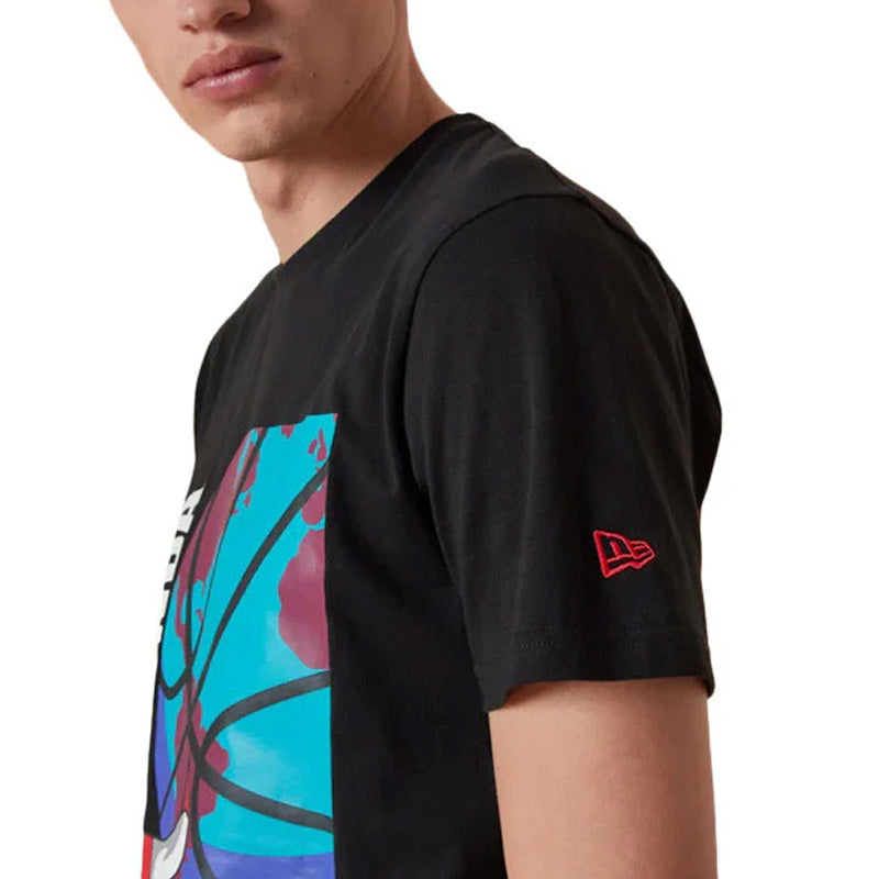 Camiseta con el logotipo del globo de la NBA de los Chicago Bulls de New Era