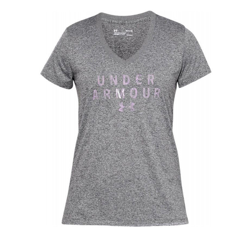 Tee-shirt Femme Under Armour TECH SSV TWIST