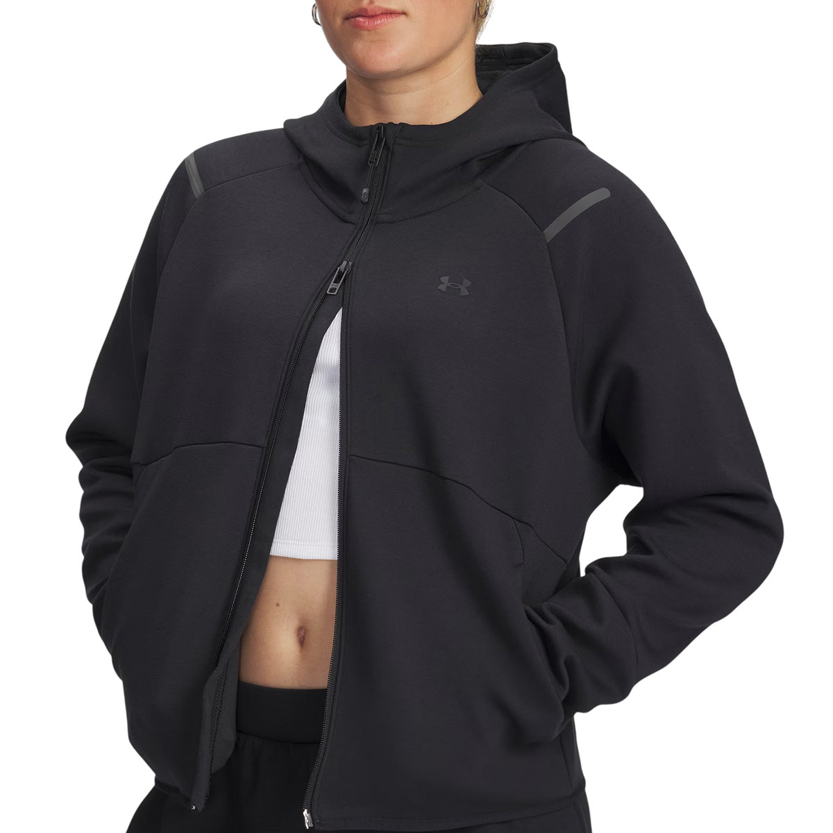 Sweatshirt à capuche Femme Under Armour UNSTOPPABLE FLEECE FULL-ZIP