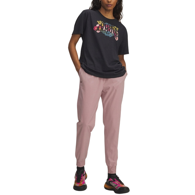 Pantalon de survêtement Femme Under Armour RIVAL HI RISE WVN