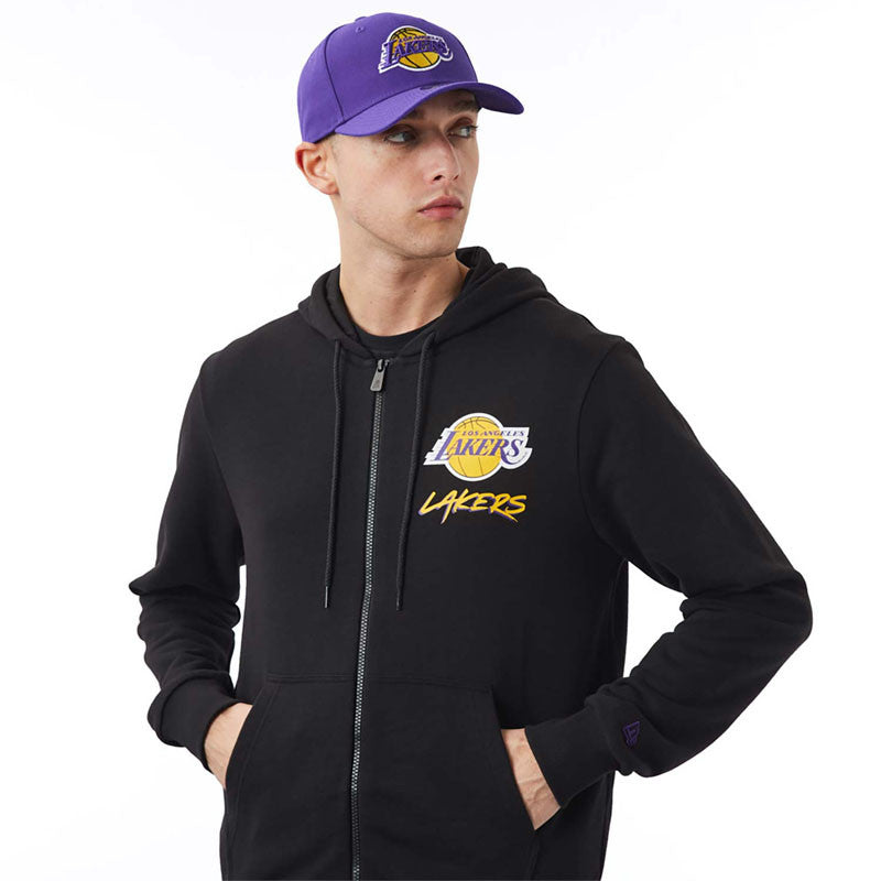 Sweat à capuche New Era LA Lakers NBA Script