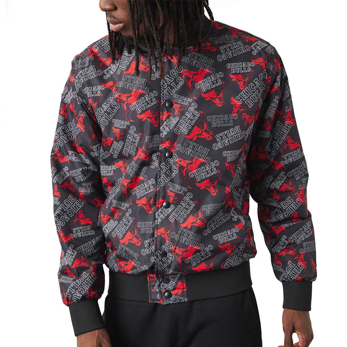 Blouson New Era Chicago Bulls Logo Print