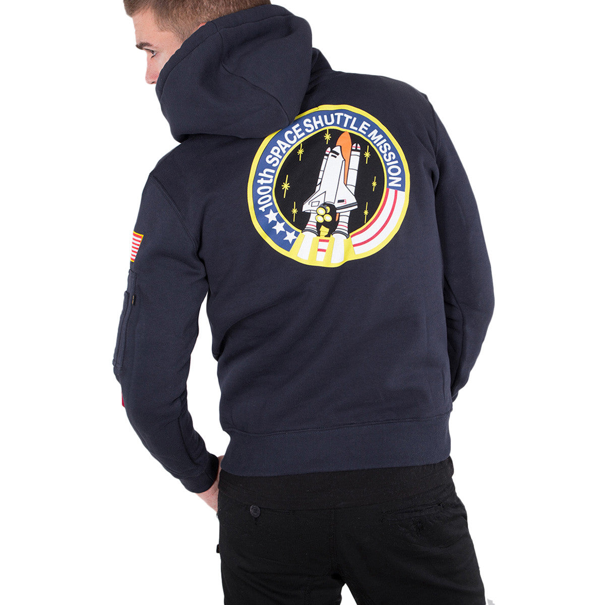 Sweat à capuche Alpha Industries Space Shuttle