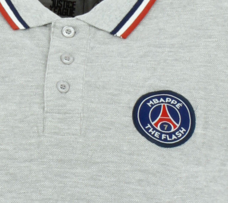 Polo de la Liga de la Justicia PSG DCTEAM MBAPPE FLASH