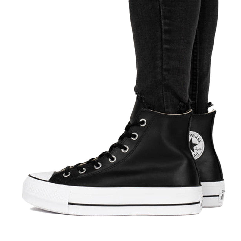 Basket Converse PLATEFORME CUIR HI